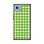 プレミアムスクエアケース［ Big Dot - Green ］