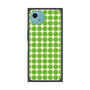 プレミアムスクエアケース［ Big Dot - Green ］