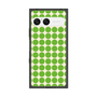 プレミアムスクエアケース［ Big Dot - Green ］