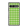 プレミアムスクエアケース［ Big Dot - Green ］