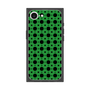 プレミアムスクエアケース［ Shower Dot - Green ］