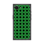 プレミアムスクエアケース［ Shower Dot - Green ］