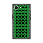 プレミアムスクエアケース［ Shower Dot - Green ］