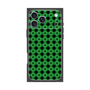 プレミアムスクエアケース［ Shower Dot - Green ］