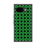 プレミアムスクエアケース［ Shower Dot - Green ］