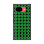 プレミアムスクエアケース［ Shower Dot - Green ］