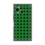 プレミアムスクエアケース［ Shower Dot - Green ］