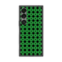 プレミアムスクエアケース［ Shower Dot - Green ］