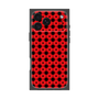 プレミアムスクエアケース［ Shower Dot - Red ］