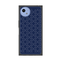 プレミアムスクエアケース［ Dot Circle - Navy ］