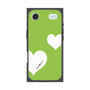 プレミアムスクエアケース［ Two Hearts - Green ］