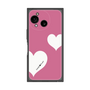 プレミアムスクエアケース［ Two Hearts - Pink ］