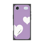 プレミアムスクエアケース［ Two Hearts - Purple ］
