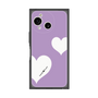 プレミアムスクエアケース［ Two Hearts - Purple ］