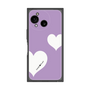 プレミアムスクエアケース［ Two Hearts - Purple ］