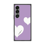 プレミアムスクエアケース［ Two Hearts - Purple ］
