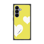プレミアムスクエアケース［ Two Hearts - Yellow ］
