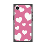 プレミアムスクエアケース［ Dot Hearts - Pink ］