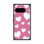 プレミアムスクエアケース［ Dot Hearts - Pink ］