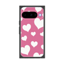 プレミアムスクエアケース［ Dot Hearts - Pink ］