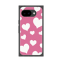プレミアムスクエアケース［ Dot Hearts - Pink ］