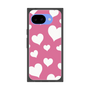 プレミアムスクエアケース［ Dot Hearts - Pink ］