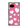 プレミアムスクエアケース［ Dot Hearts - Pink ］