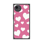 プレミアムスクエアケース［ Dot Hearts - Pink ］