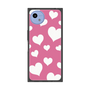 プレミアムスクエアケース［ Dot Hearts - Pink ］