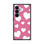 プレミアムスクエアケース［ Dot Hearts - Pink ］