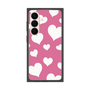 プレミアムスクエアケース［ Dot Hearts - Pink ］