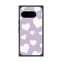 プレミアムスクエアケース［ Dot Hearts - Purple ］