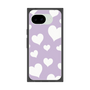 プレミアムスクエアケース［ Dot Hearts - Purple ］