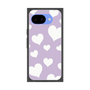 プレミアムスクエアケース［ Dot Hearts - Purple ］