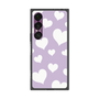プレミアムスクエアケース［ Dot Hearts - Purple ］