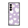 プレミアムスクエアケース［ Dot Hearts - Purple ］