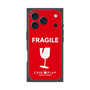 プレミアムスクエアケース［ FRAGILE - Red ］