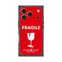プレミアムスクエアケース［ FRAGILE - Red ］