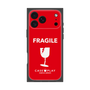 プレミアムスクエアケース［ FRAGILE - Red ］