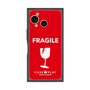 プレミアムスクエアケース［ FRAGILE - Red ］