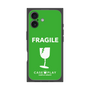 プレミアムスクエアケース［ FRAGILE - Green ］