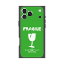 プレミアムスクエアケース［ FRAGILE - Green ］