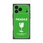 プレミアムスクエアケース［ FRAGILE - Green ］