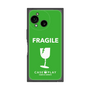 プレミアムスクエアケース［ FRAGILE - Green ］