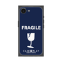 プレミアムスクエアケース［ FRAGILE - Navy ］