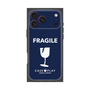 プレミアムスクエアケース［ FRAGILE - Navy ］