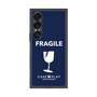 プレミアムスクエアケース［ FRAGILE - Navy ］