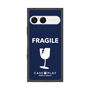 プレミアムスクエアケース［ FRAGILE - Navy ］