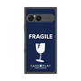 プレミアムスクエアケース［ FRAGILE - Navy ］