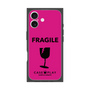 プレミアムスクエアケース［ FRAGILE - Pink ］